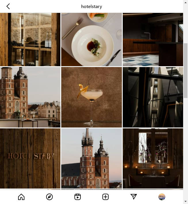 Instagram Hotel Account