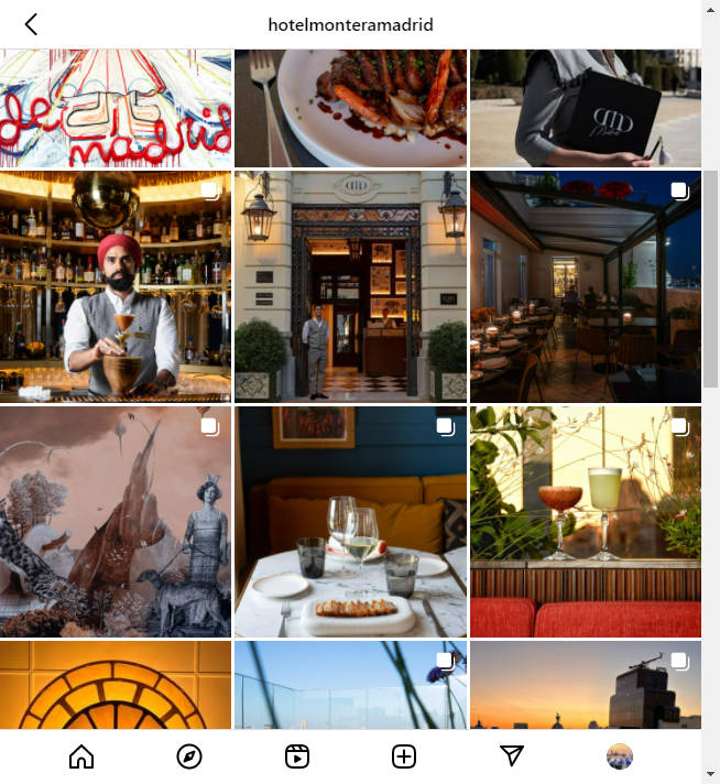 Instagram Hotel Account