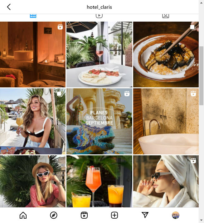 Instagram Hotel Account
