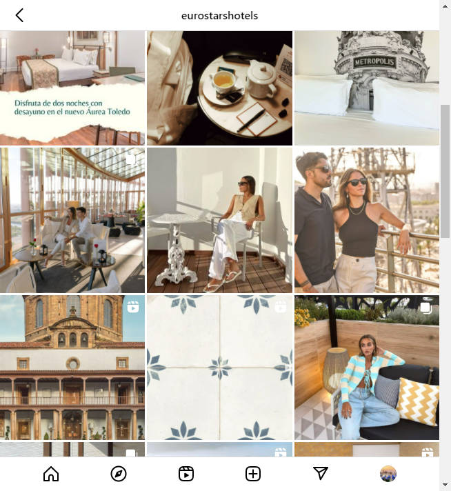 Instagram Hotel Account