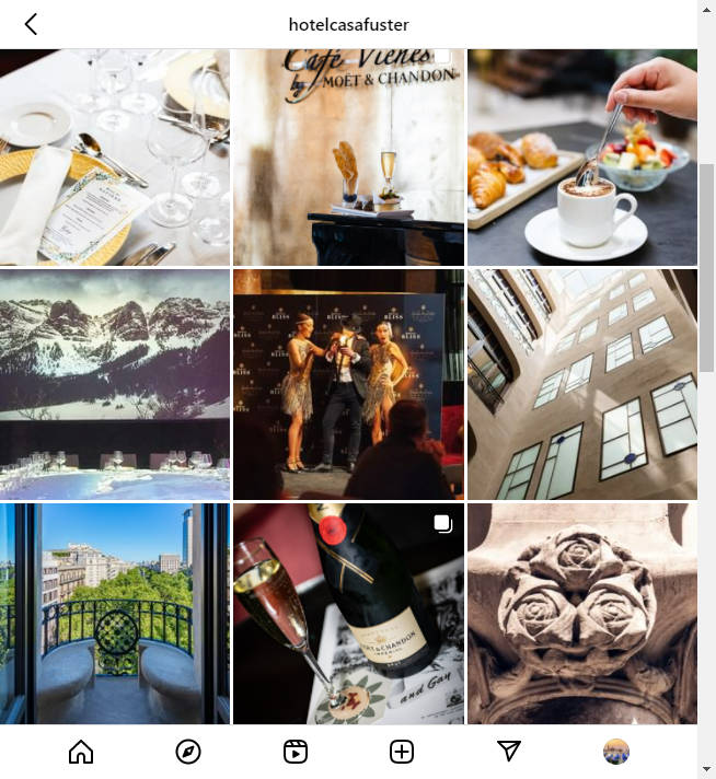 Instagram Hotel Account