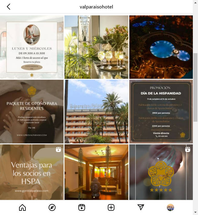 Instagram Hotel Account