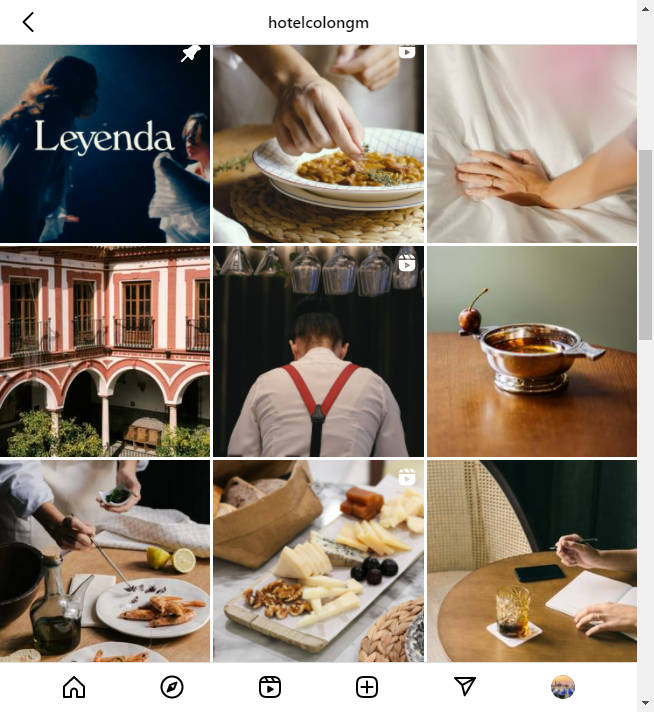 Instagram Hotel Account