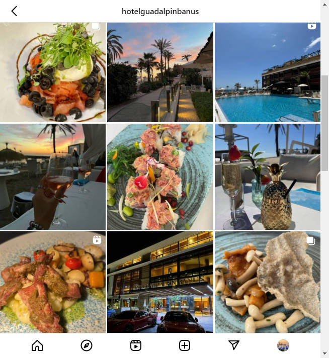 Instagram Hotel Account