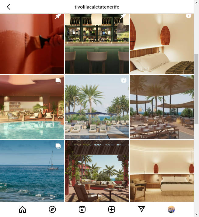 Instagram Hotel Account