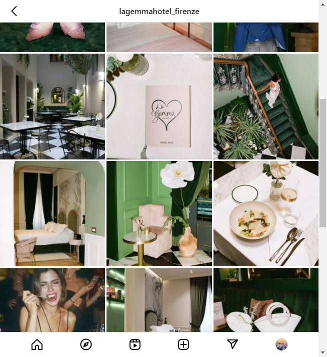 Instagram Hotel Account