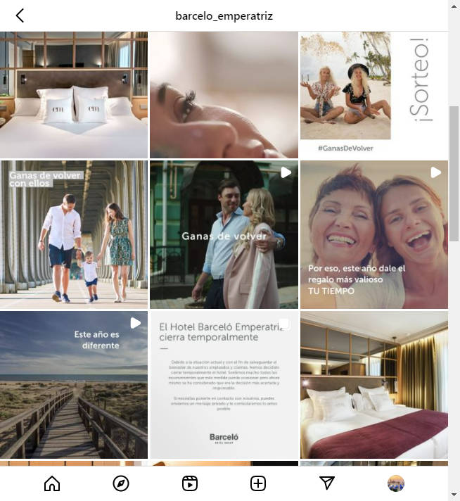 Instagram Hotel Account