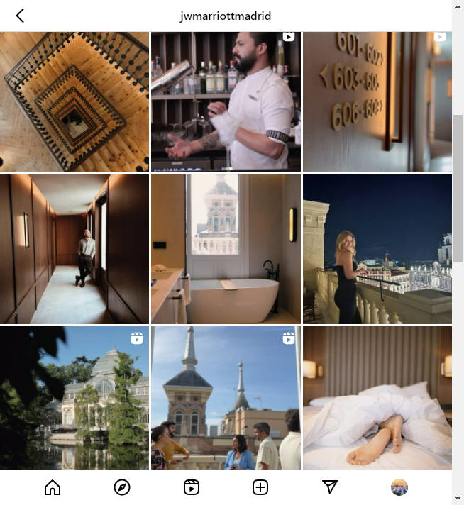 Instagram Hotel Account