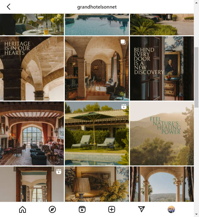 Instagram Hotel Account