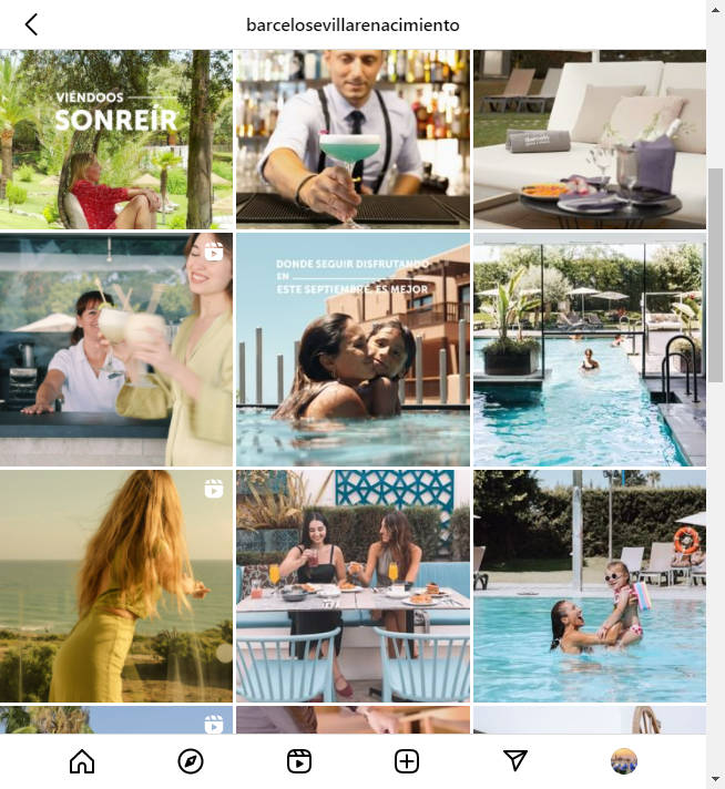 Instagram Hotel Account