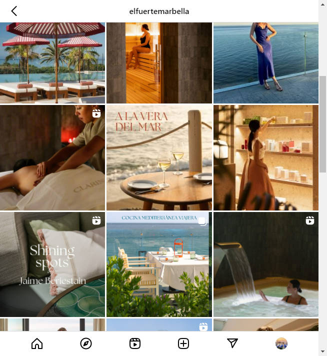 Instagram Hotel Account