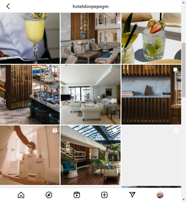 Instagram Hotel Account