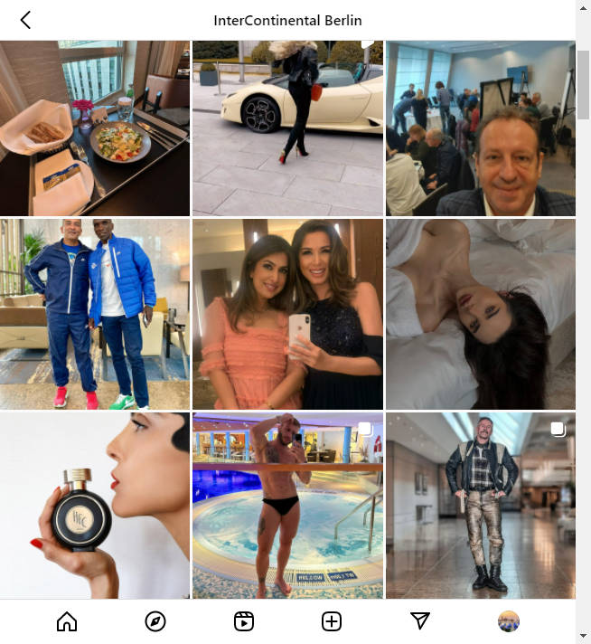 Instagram Hotel Location