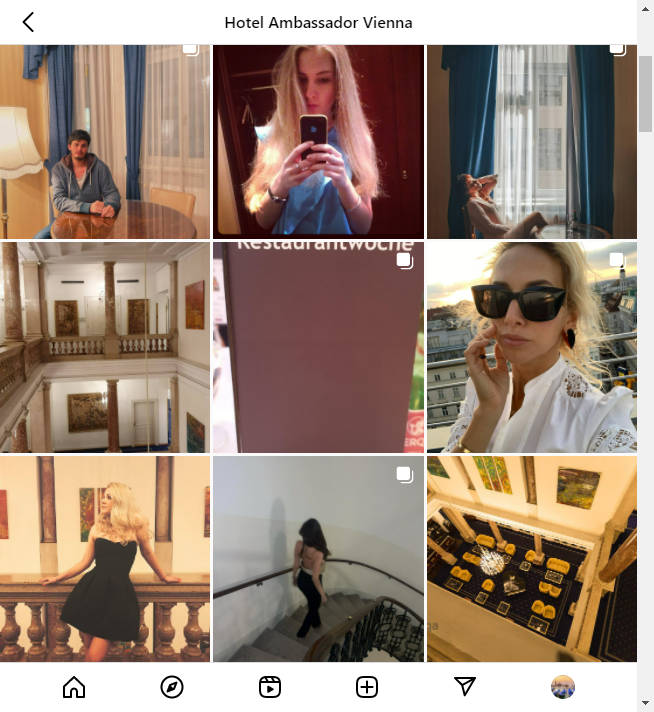 Instagram Hotel Location